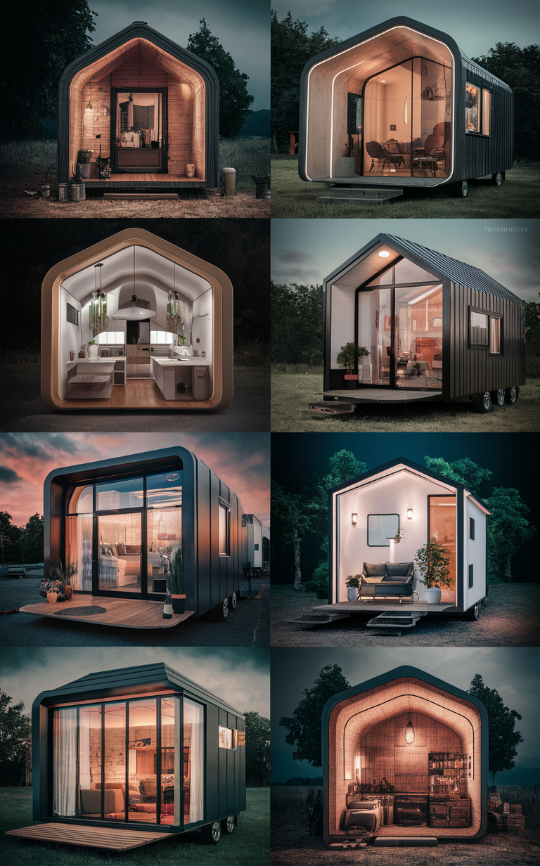 DIY tiny houses, small house design, affordable housing, compact living, micro homes