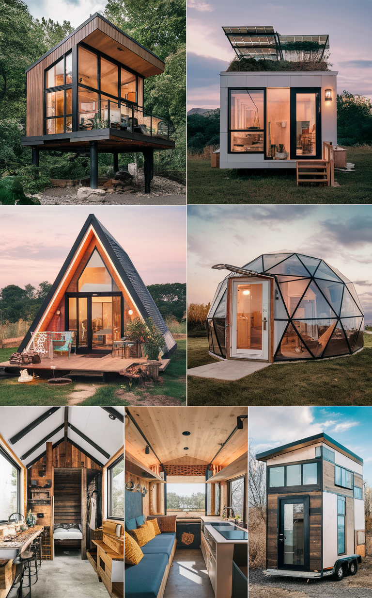 Tiny house designs, Small space living, Affordable micro homes, Compact living solutions, Minimalist living arrangements