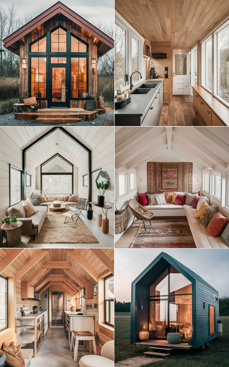 Tiny home interior design, Small space decor, Minimalist living, Efficient home design, Affordable interior solutions