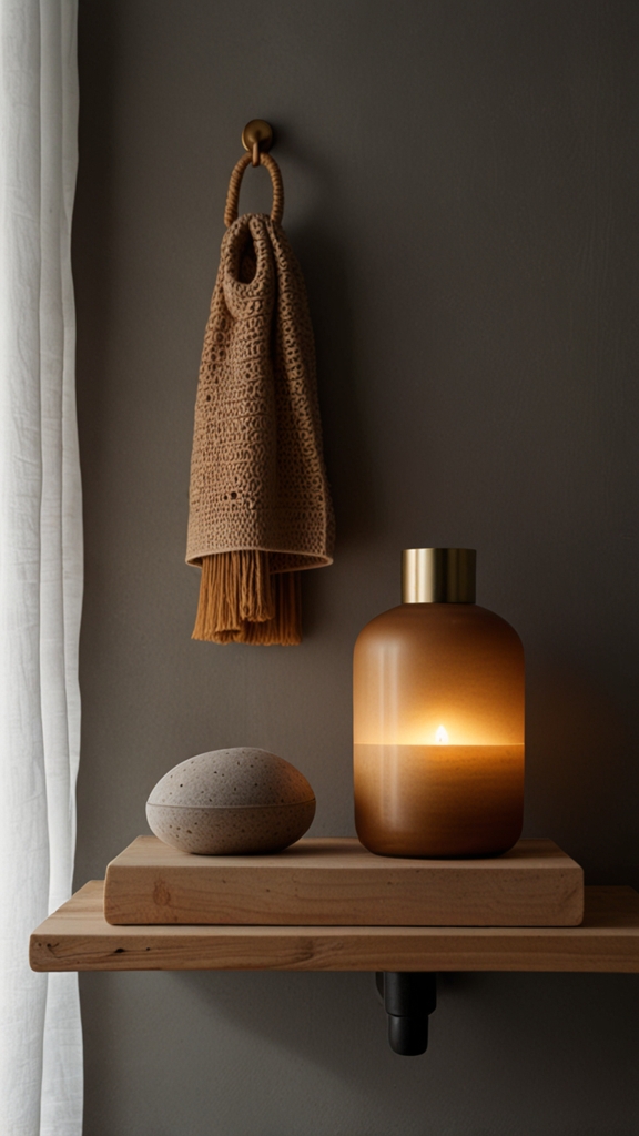 Minimal Decor ,Accessories in Japandi ,Bathroom Interior