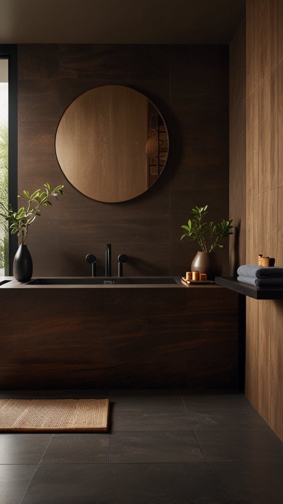 Zen-Inspired Japandi Bathroom Interior Elements