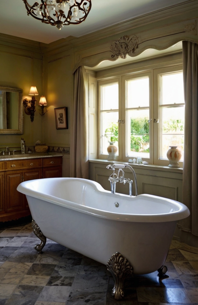 Charming Vanity Designs for French Country Bathrooms