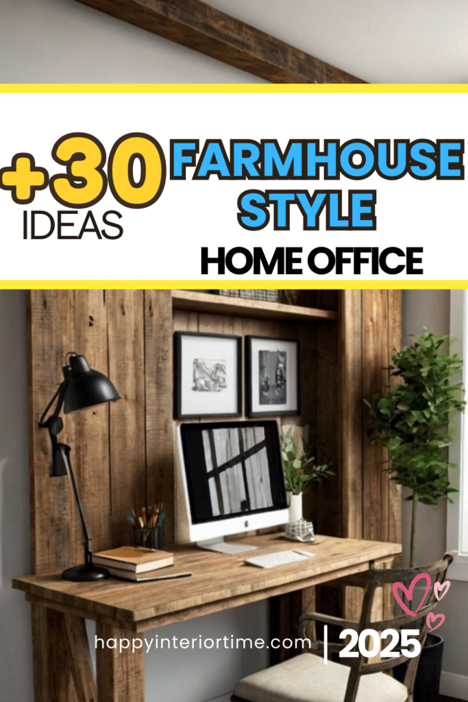 How to make Farmhouse Home Office ? Inspiration Ideas ...