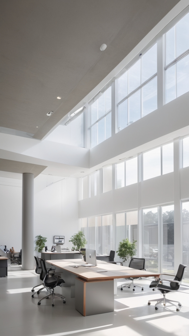 modern office design, flexible workspace design, uncertain gray color scheme, contemporary office interior, innovative office layout
