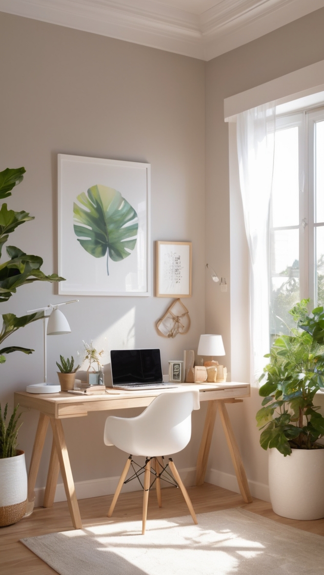 home office design, comfortable workspace, work from home setup, stylish home office, modern office furniture