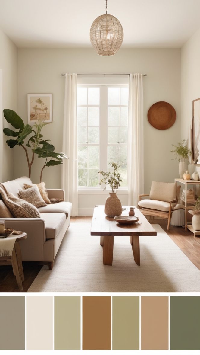 minimalist home decor, modern Scandinavian design, sustainable furniture, natural materials, eco-friendly living