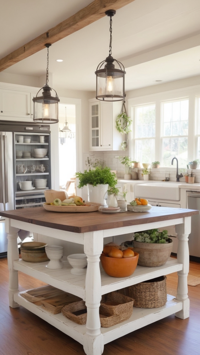 farmhouse kitchen island with seating, kitchen island with farmhouse sink, rustic farmhouse kitchen island, farmhouse style kitchen island, modern farmhouse kitchen island