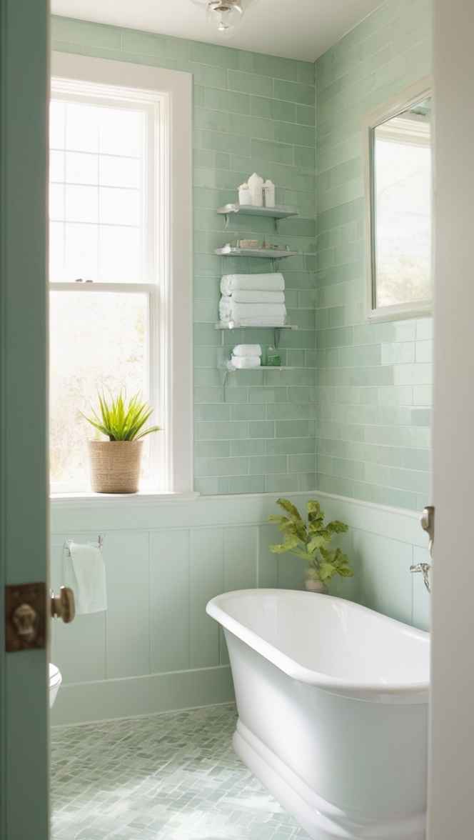 green bathroom renovation, eco-friendly bathroom tiles, sustainable bathroom flooring, organic bathroom wall tiles, natural stone shower tiles