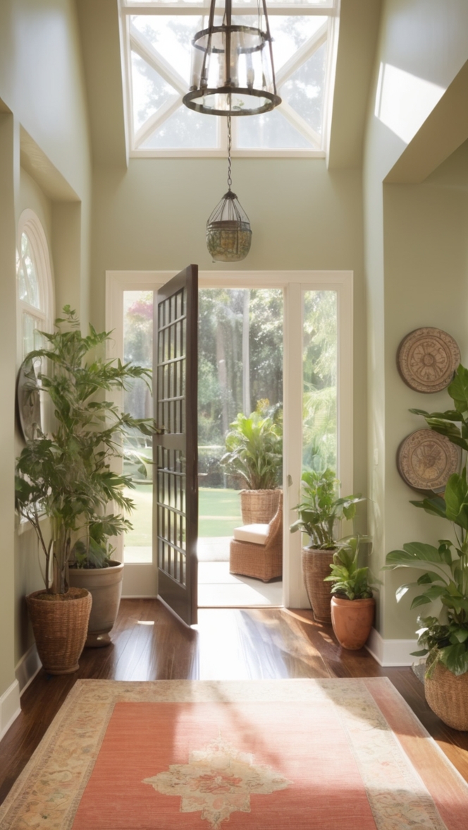 front porch plants, outdoor entryway plants, hallway plants, balcony plants, doorstep plants