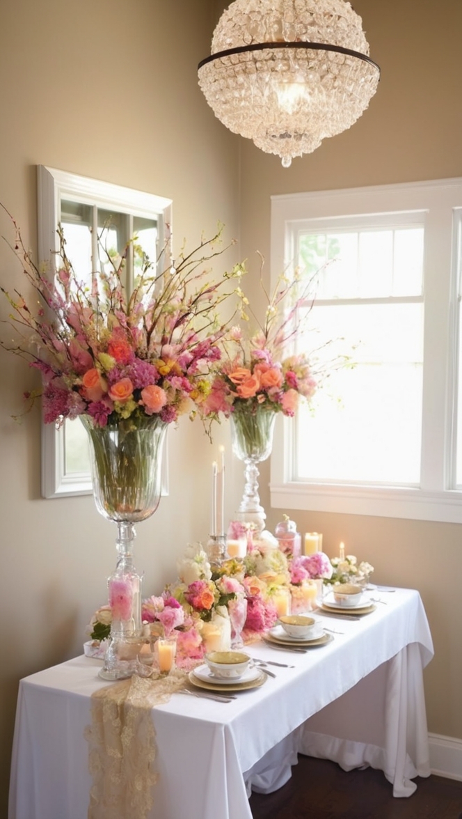 home decor, hallway table, foyer decor, entryway design, console table