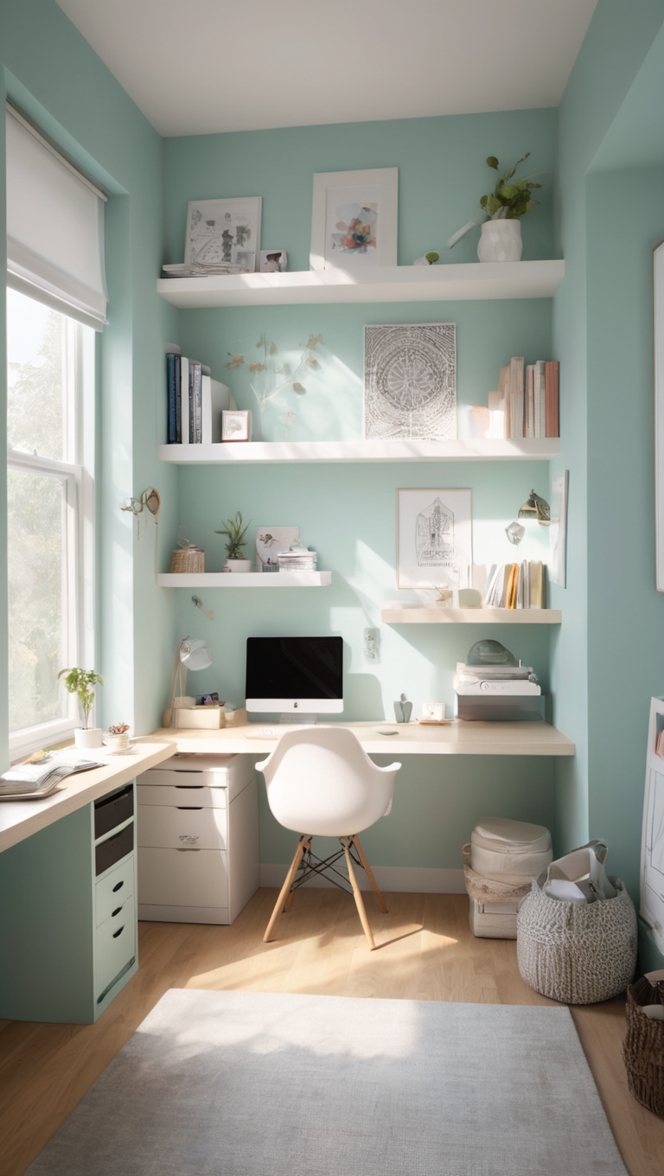 home office desk, home workstation, small office furniture, compact office furniture, minimalist desk
