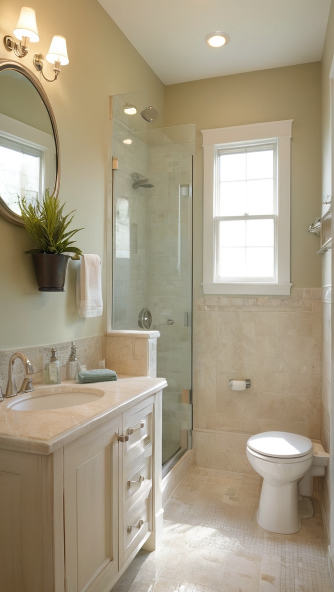 bathroom remodel, small shower remodel, bathroom renovation, shower makeover, small bathroom makeover