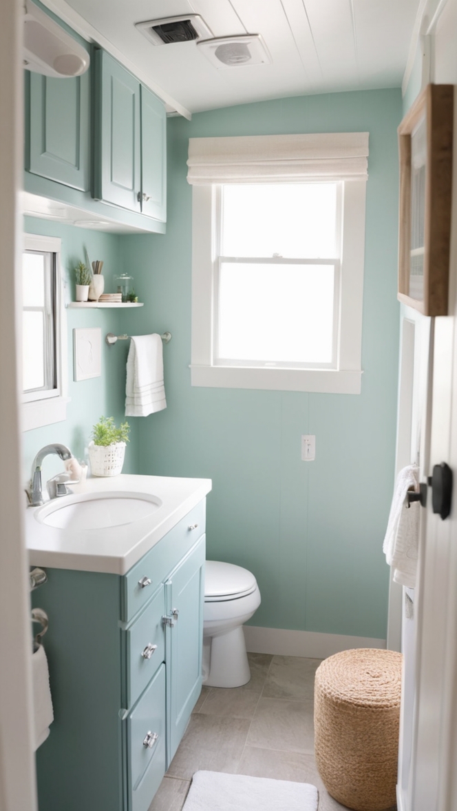 small bathroom remodel, camper bathroom ideas, renovation small space, RV bathroom makeover, compact bathroom design