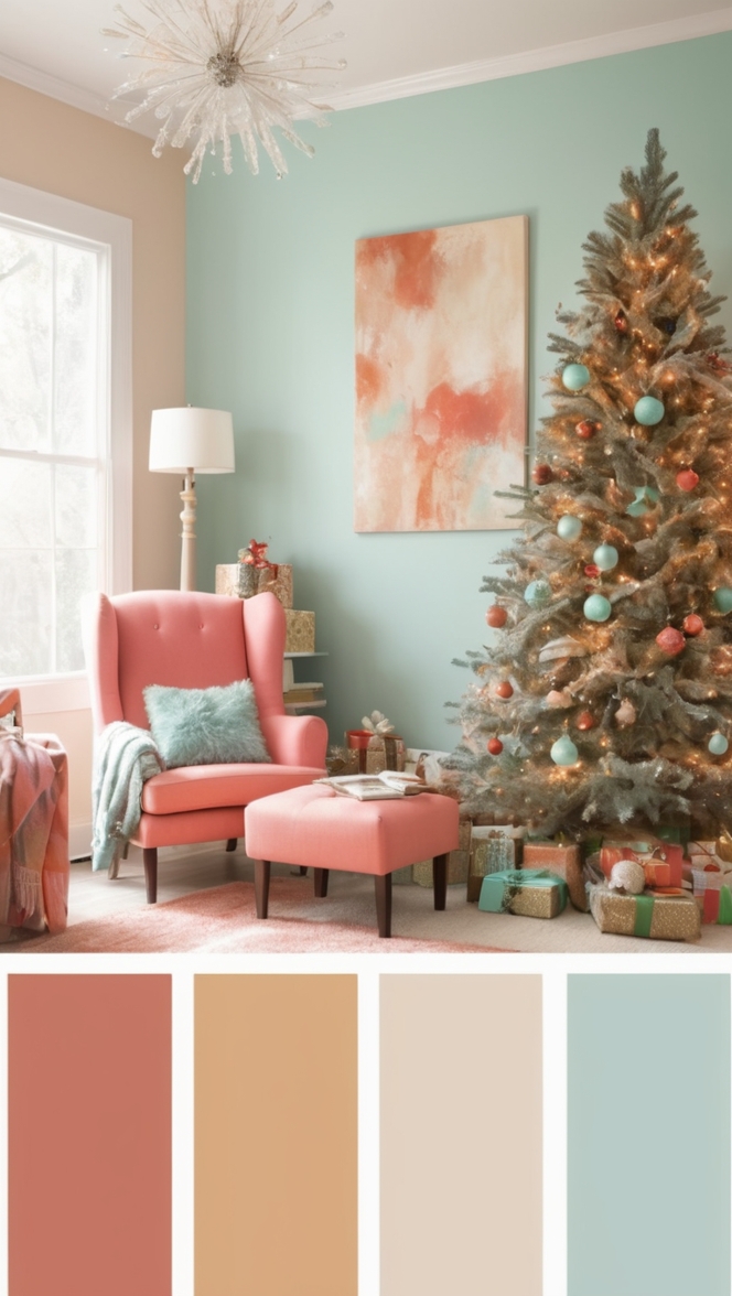 Christmas themed color palette, Festive holiday color scheme, Winter wonderland color scheme, Festive Christmas colors palette, Holiday party color palette
