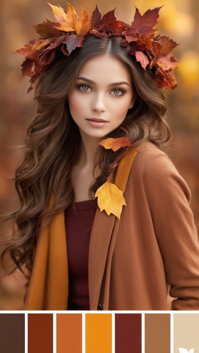autumn color scheme, fall color palette, dark color palette, autumn colors, rich color palette