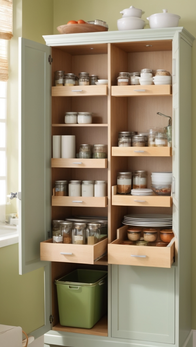 kitchen organization, custom cabinet organizers, pantry organization, cabinet storage solutions, kitchen cabinet organization ideas