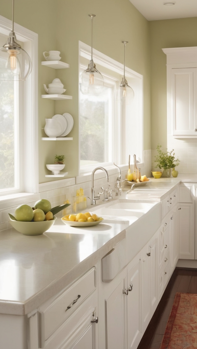 kitchen counter storage, kitchen counter space saver, organizing kitchen counters, kitchen counter tidy up, declutter kitchen counter