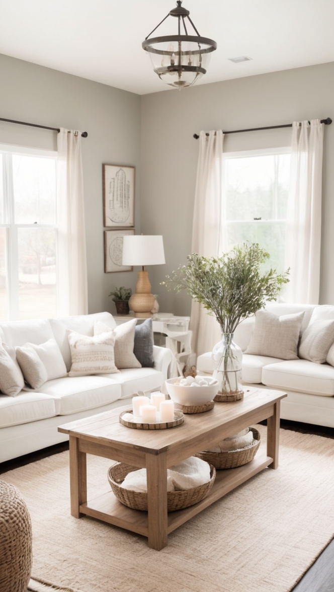 rustic farmhouse decor, modern farmhouse style, minimalist home design, cozy farmhouse living, farmhouse chic aesthetics