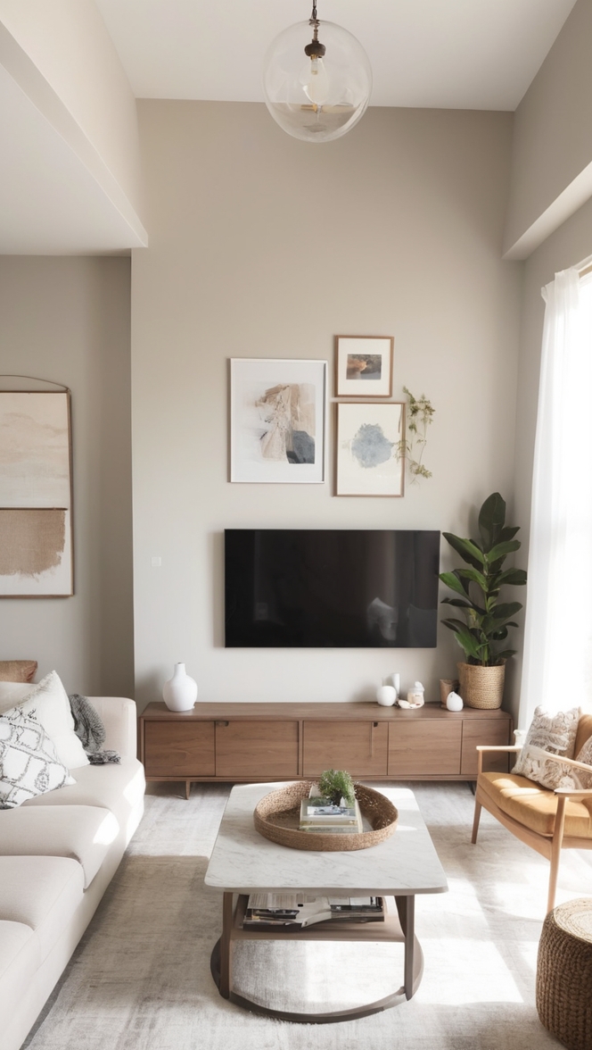 living room design, interior decor, modern home, home renovation, minimalist style