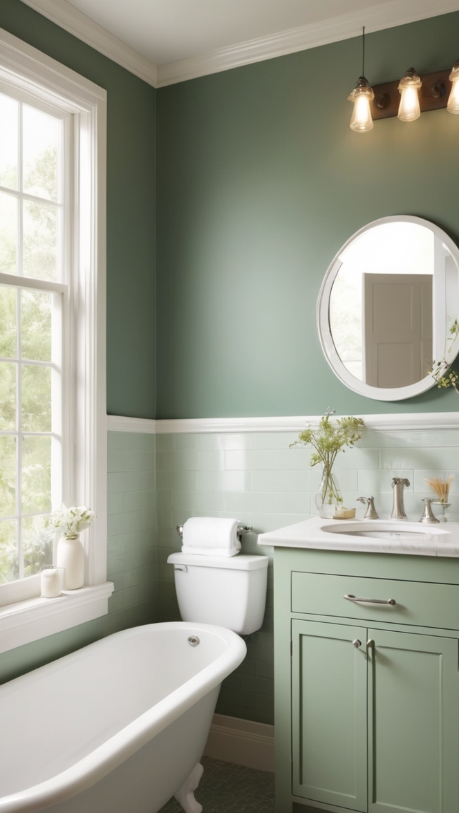 moody green bathroom decor, green bathroom tiles, dark green bathroom, green bathroom accessories, emerald green bathroom