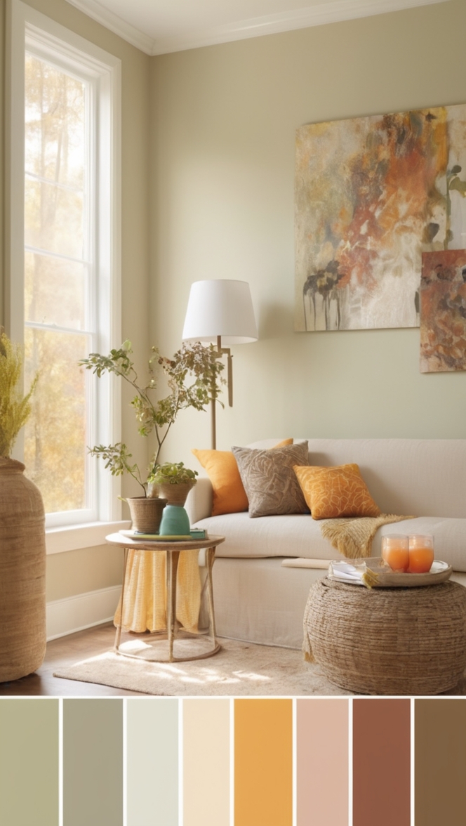 warm color scheme, autumn color palette, cozy color palette, rustic color scheme, earthy color scheme