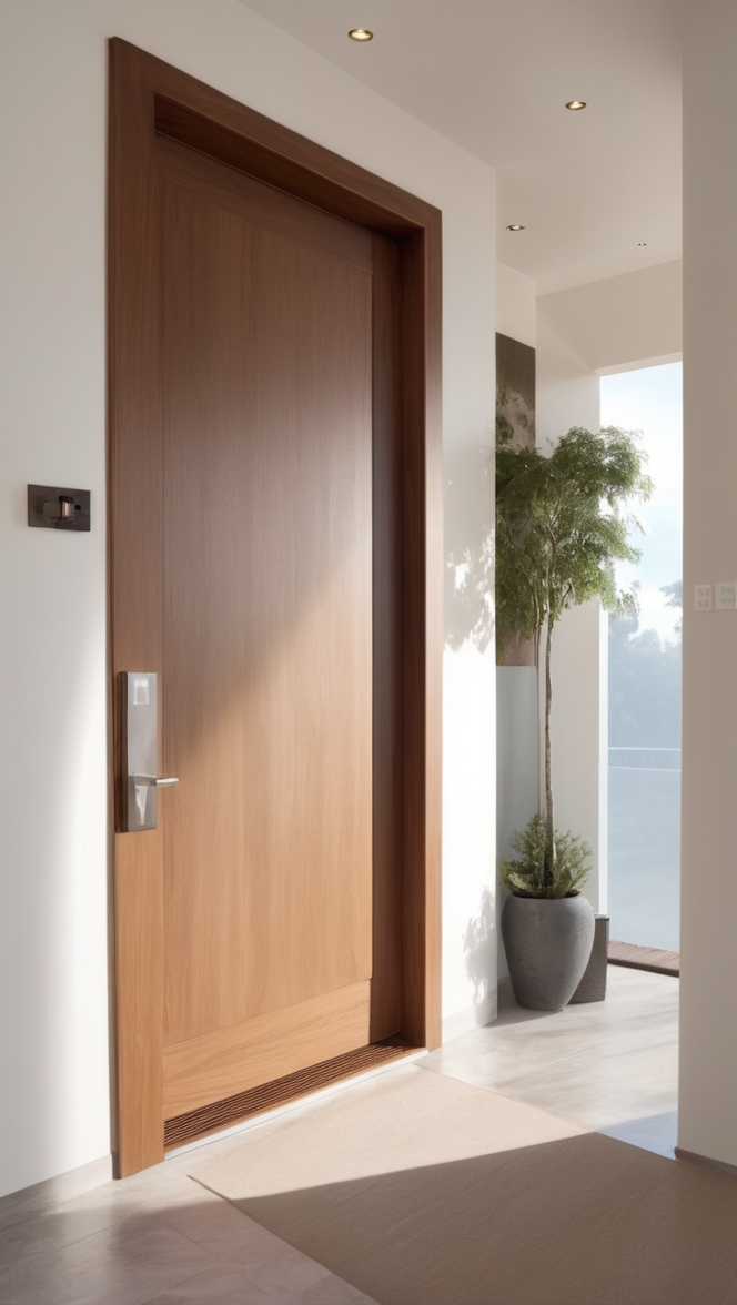 wooden main door, modern double door, entrance design, wooden entrance, modern door design