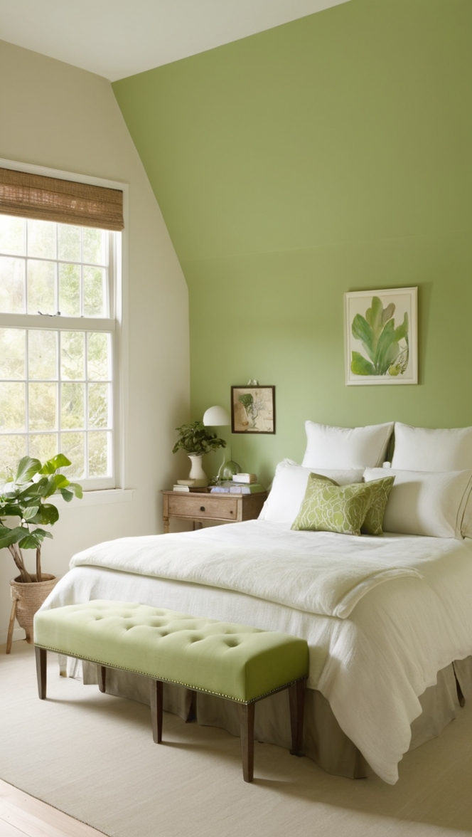 green accent wall paint, green accent wall decor, best green accent wall color, green accent wall ideas, green accent wall design