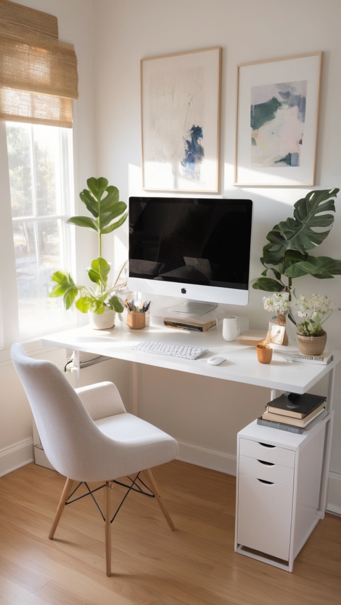 home office setup, workspace design, office organization, ergonomic furniture, productivity tips
