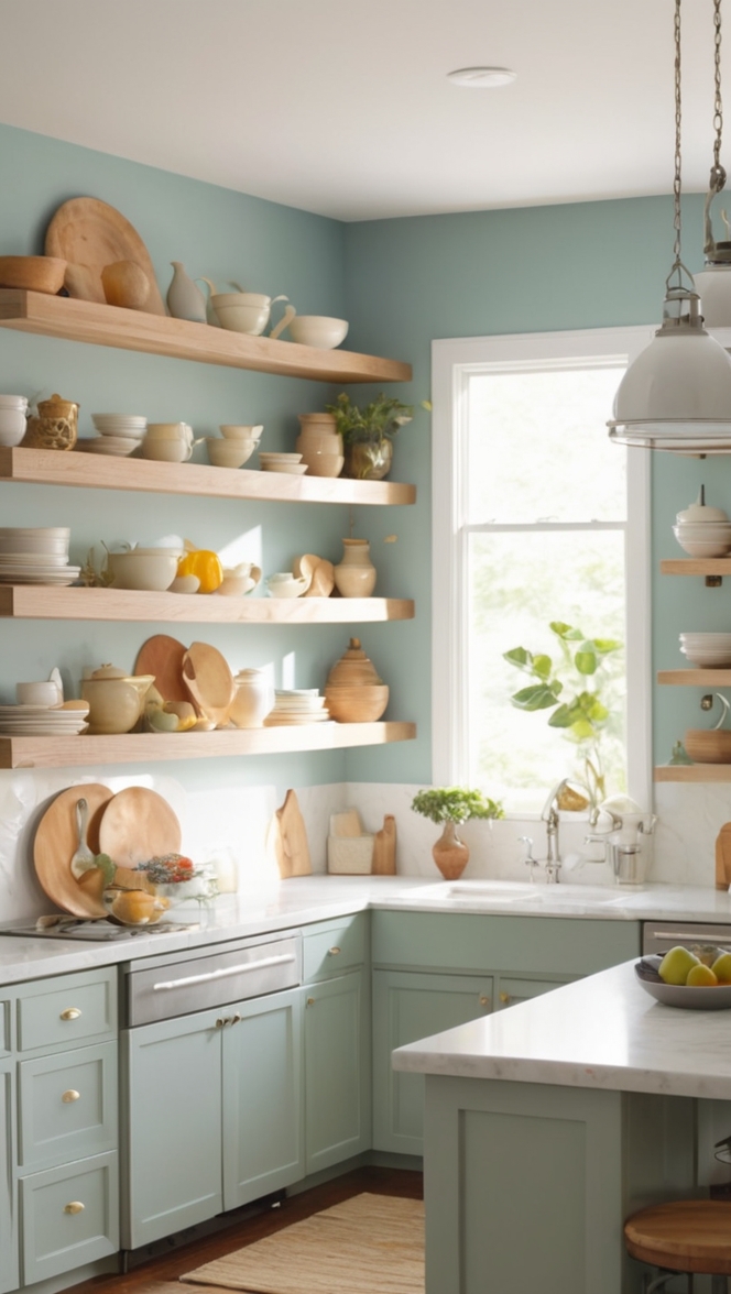 kitchen shelving ideas, modern kitchen shelving, DIY kitchen shelves, stylish kitchen shelving, open shelving design