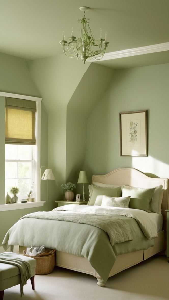 sage green paint, sage green bedding, sage green curtains, sage green decor, sage green furniture