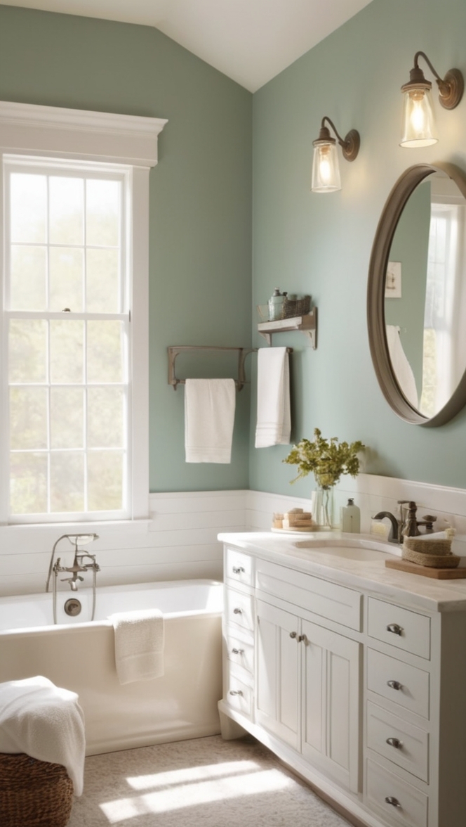 small bathroom remodel, modern farmhouse bathroom, small rustic bathroom, vintage farmhouse bathroom, farmhouse bathroom design