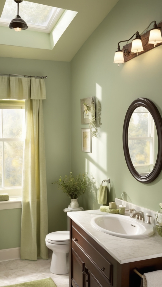 green bathroom decor, eco-friendly bathroom design, sustainable bathroom tips, natural bathroom renovation, organic bathroom accessories