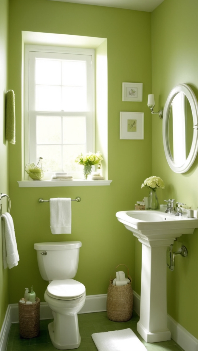 green bathroom decor, eco-friendly bathroom design, sustainable bathroom tips, natural bathroom renovation, organic bathroom accessories