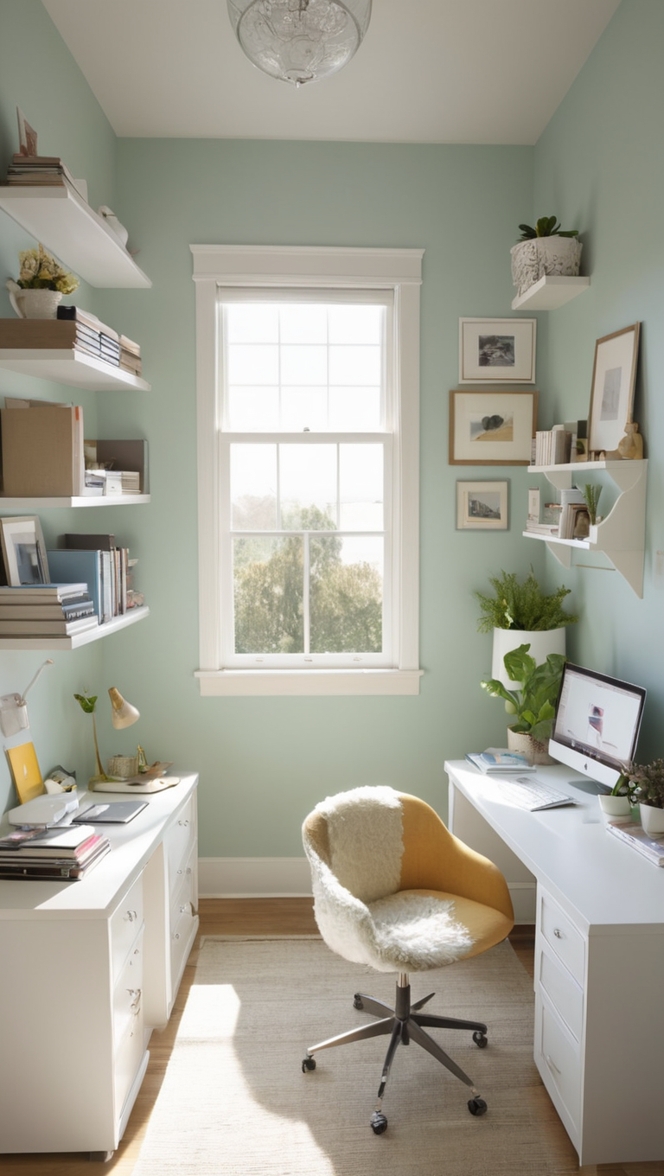 small office organization, home office design, guest bedroom ideas, small office space, home office decor