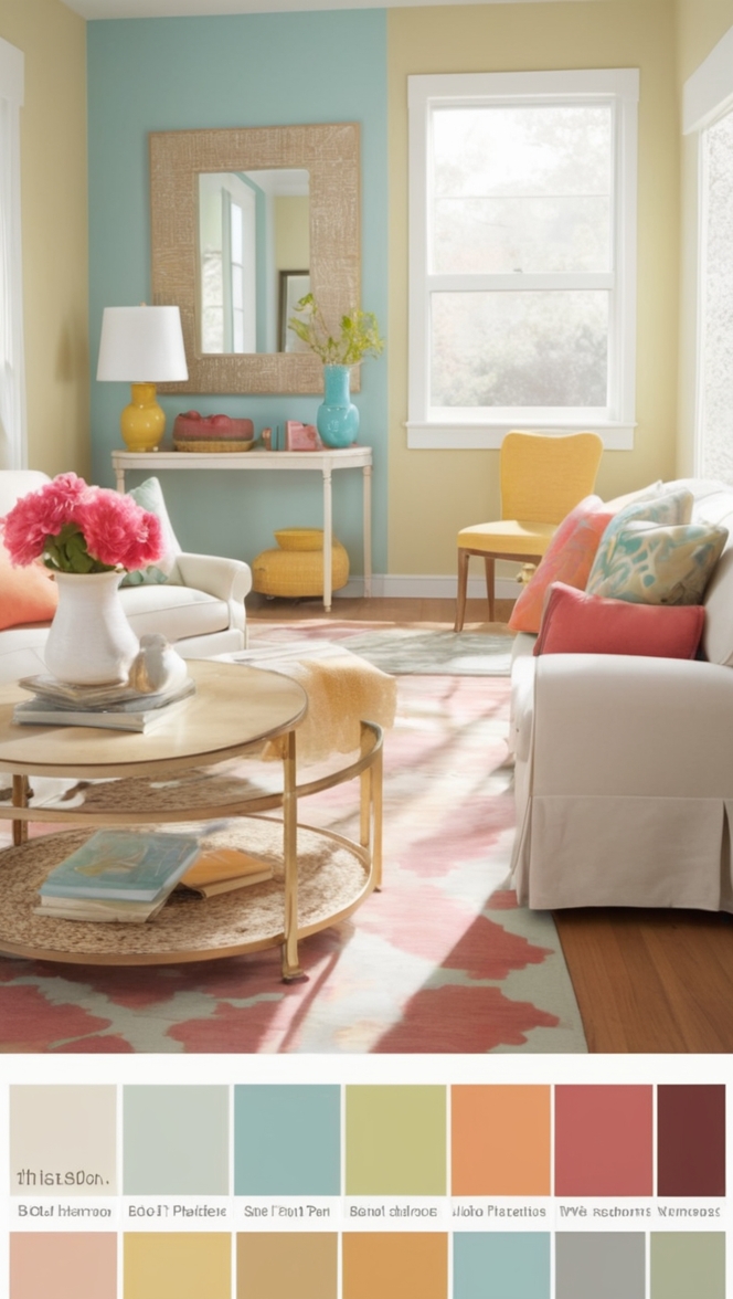 vibrant color scheme, vivid color palette, eye-catching color combination, vibrant color scheme, bold color combination