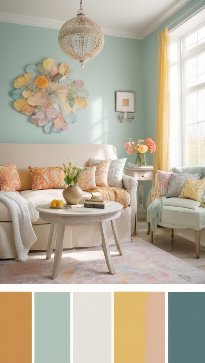 color inspiration, colorful home decor, vibrant color scheme, neon room design, bold color combinations