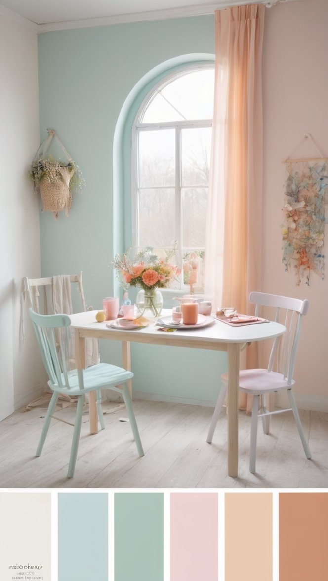 pastel color scheme, pastel color combinations, pastel color palette, pastel color trends, pastel color swatches