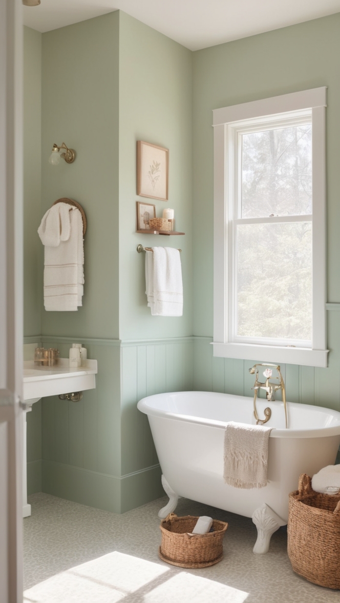 cottagecore bathroom decor, vintage bathroom accessories, whimsical bathroom design, romantic bathroom details, shabby chic bathroom ideas