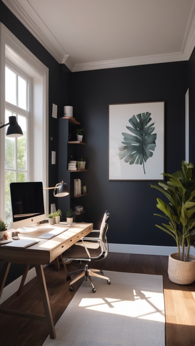 home office decor, modern office furniture, stylish home office, minimalist home office , chic office decor