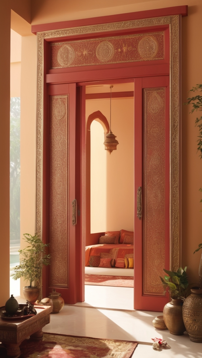 mandir door designs, custom mandir doors, wooden mandir doors, modern mandir doors, traditional mandir doors