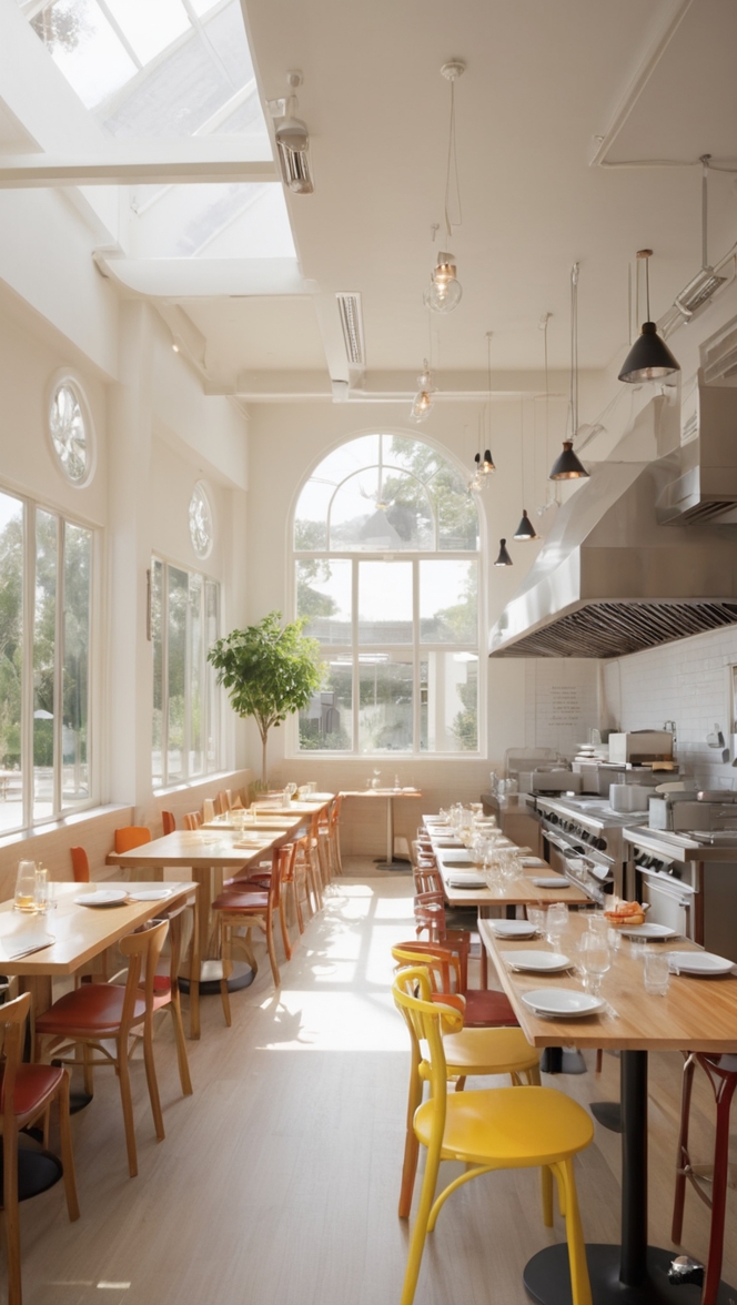 open kitchen design, restaurant layout, industrial kitchen design, commercial kitchen layout, restaurant kitchen design