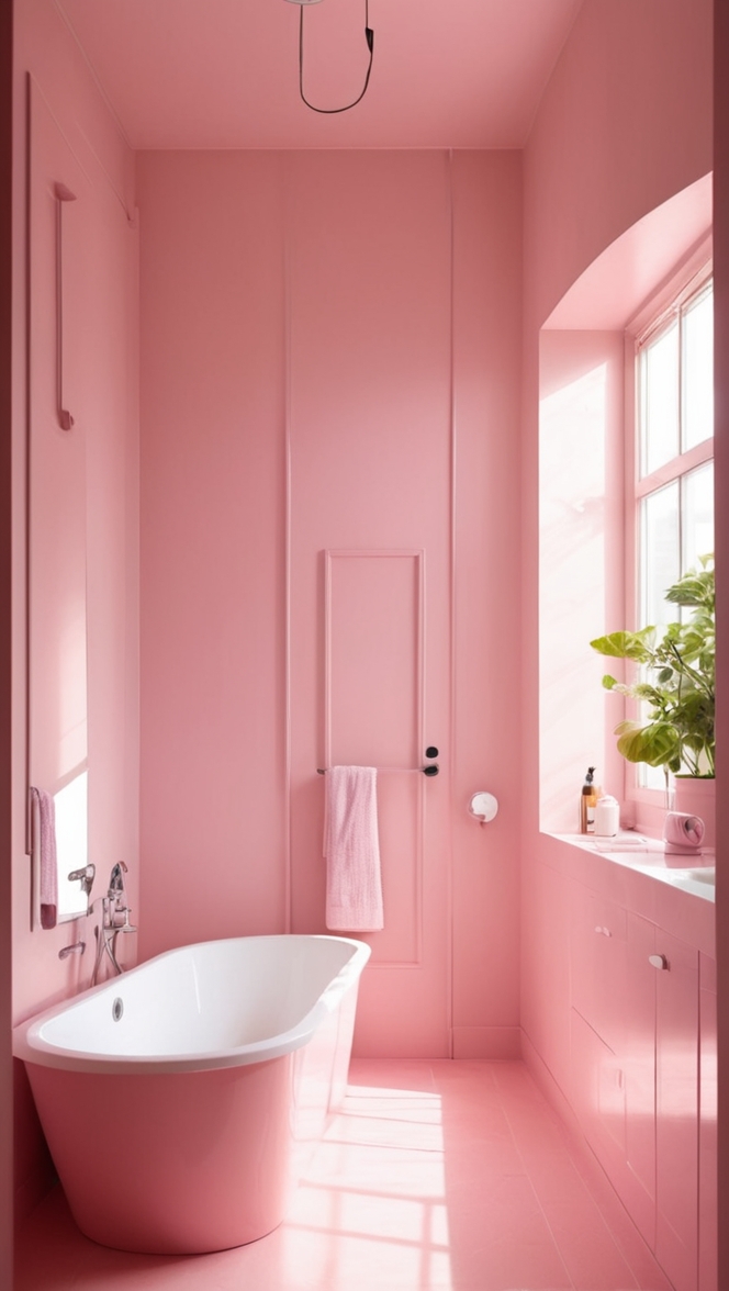 pink bathroom decor, luxury bathroom decor, chic bathroom accessories, elegant bathroom design, modern bathroom inspiration