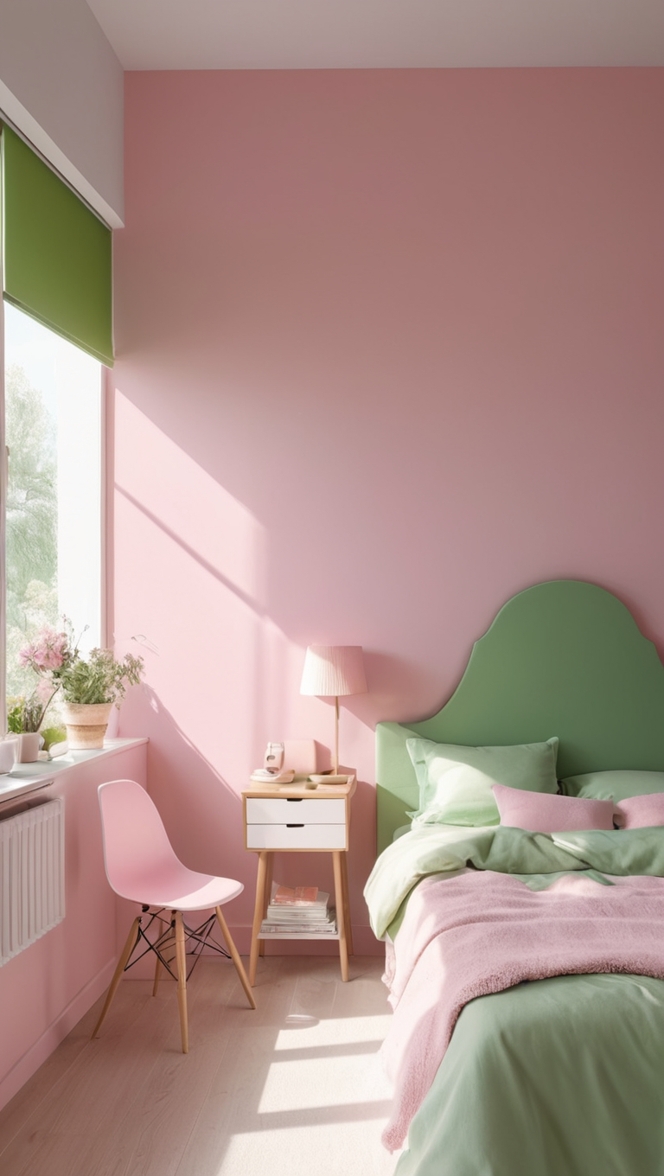 pink and green bedroom decor, pink and green bedroom ideas, pink and green bedroom design, pink and green bedroom accessories, pink and green bedroom theme
