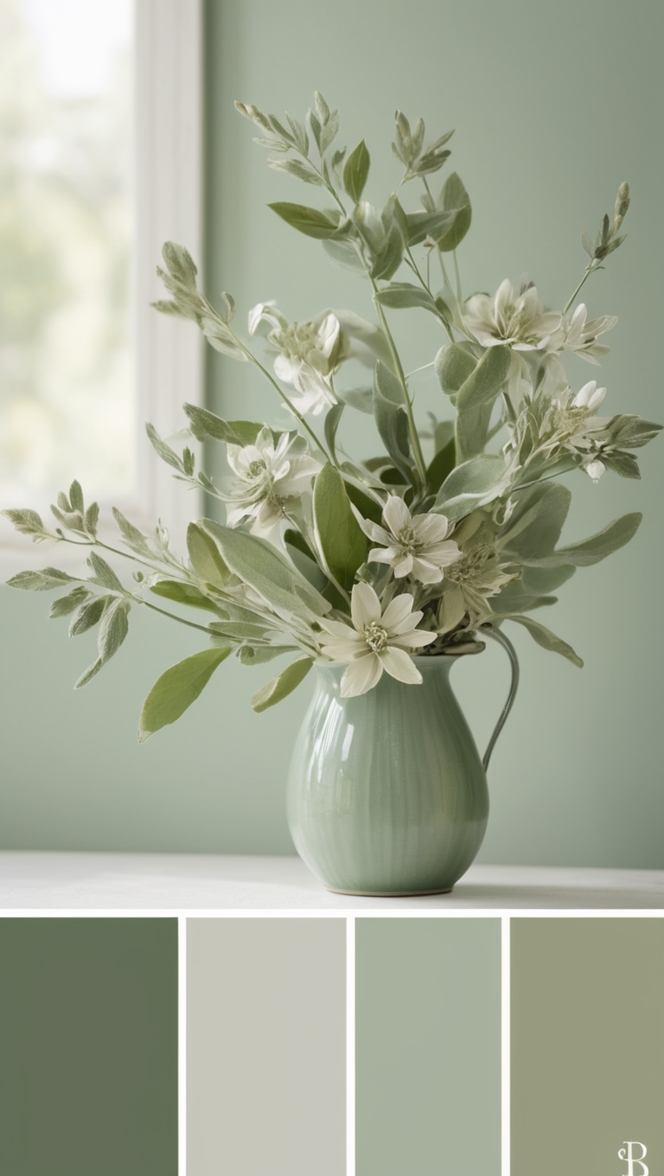 sage green paint colors, sage green bedroom decor, sage green living room ideas, sage green kitchen cabinets, sage green wall paint