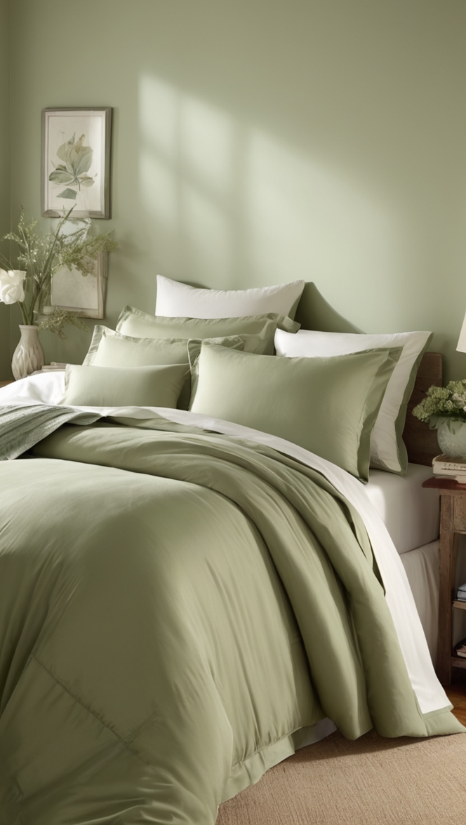 sage green comforter set, modern sage green comforter, luxury sage green comforter, sage green bedding, sage green duvet cover