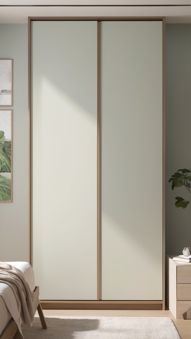 sliding wardrobe, laminate design, 2 door, wardrobe design, custom wardrobe