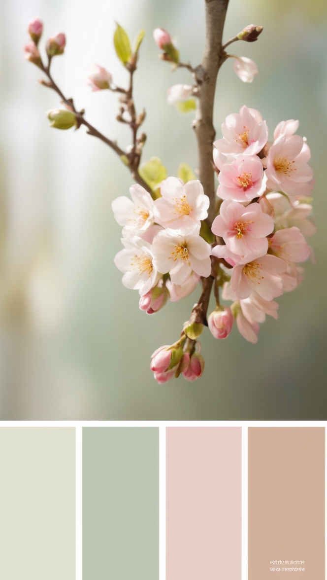 spring fashion trends, pastel color scheme, spring wardrobe ideas, fresh floral patterns, soft color palette