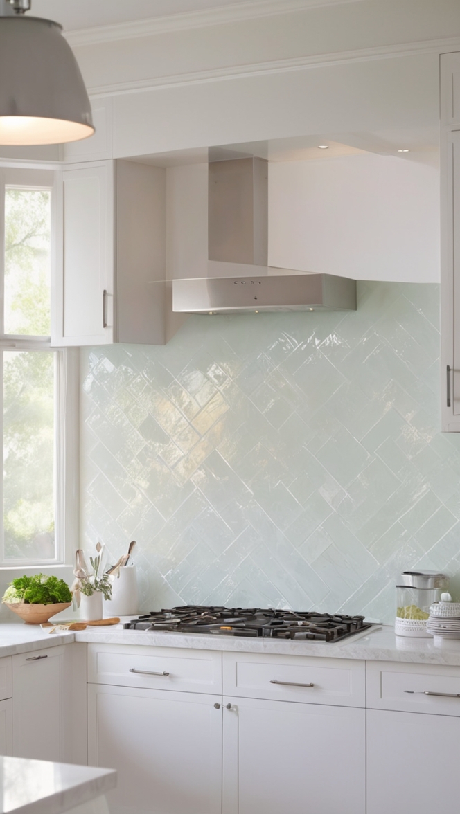 white marble backsplash, herringbone backsplash, subway tile backsplash, glass mosaic backsplash, ceramic backsplash