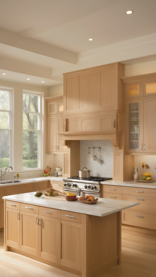 white oak kitchen cabinets, solid wood kitchen cabinets, custom kitchen cabinets, modern kitchen cabinets, luxury kitchen cabinets