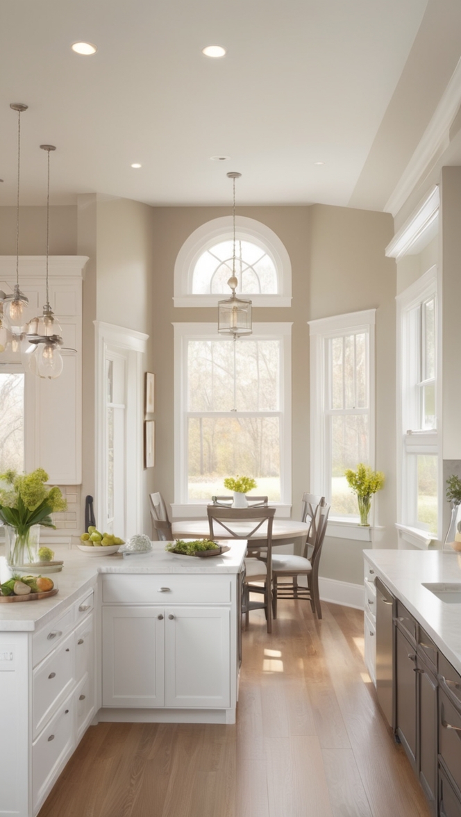 white oak kitchen cabinets, white oak kitchen flooring, white oak kitchen table, white oak kitchen island, white oak kitchen countertops